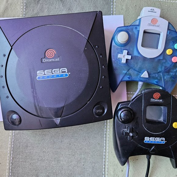 Sega Other - Dreamcast console (LIMITED EDITION - BLACK SEGA SPORTS) [Tested Working]